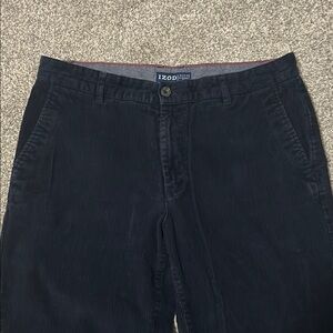 Izod Men's Corduroy Pants, navy size 34x32